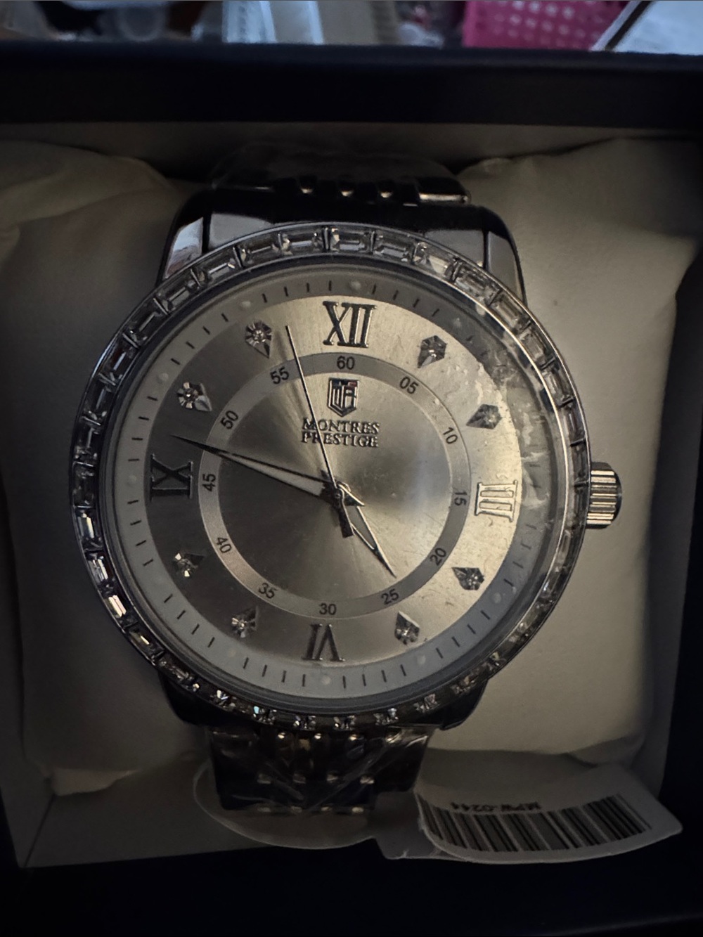 Montres Prestige X Invicta MPW-0244 Men’s 45mm Silver Crystal Quartz Watch NEW